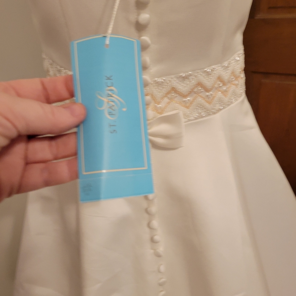 NWT St. Patrick 3505 White Bridal Gown Sz 10 - Picture 15 of 16